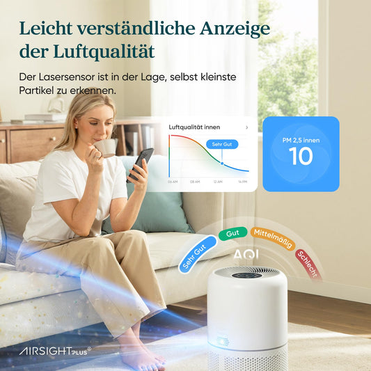 Levoit Luftreiniger mit Auto-Modus – Weiß
