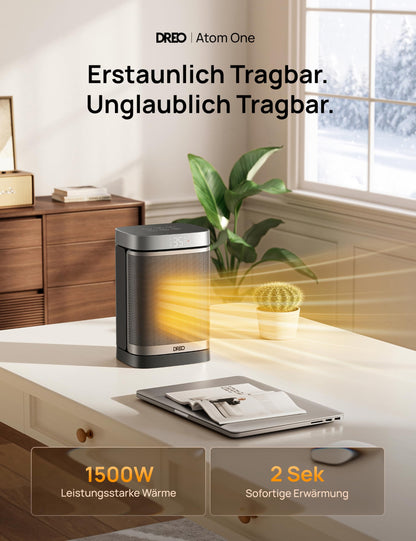 Dreo PTC Keramik Heizlüfter mit Thermostat