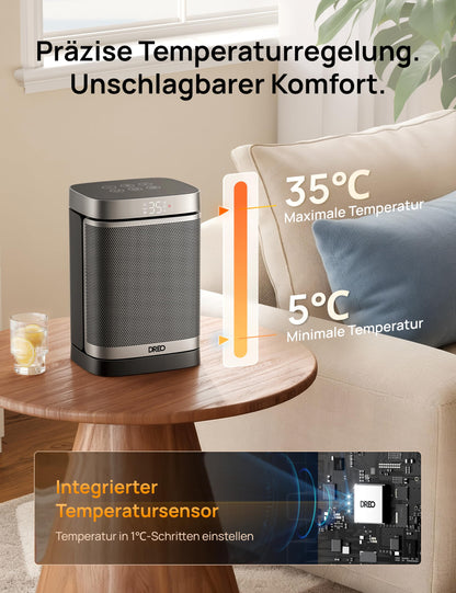 Dreo PTC Keramik Heizlüfter mit Thermostat