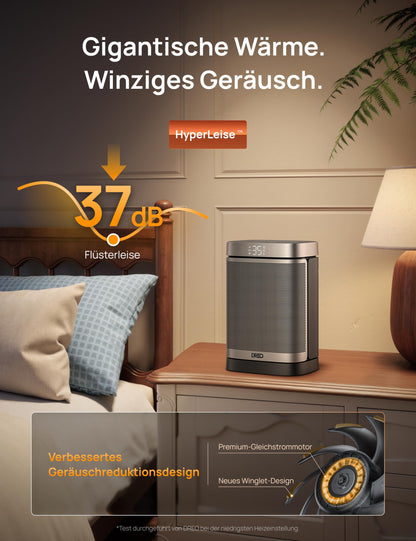 Dreo PTC Keramik Heizlüfter mit Thermostat