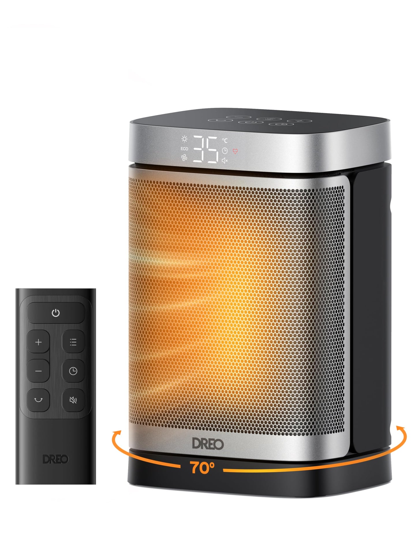 Dreo PTC Keramik Heizlüfter mit Thermostat